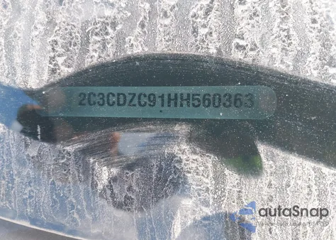 2017 Dodge Challenger z USA, uszkodzony, nr VIN 2C3CDZC91HH560363